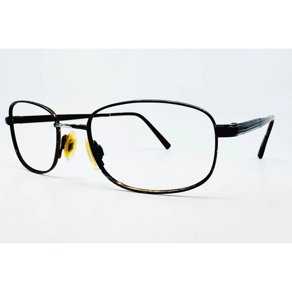 Flexon Clark 600 Eyeglass Frames Mens Brown Titanium 50-19-140
